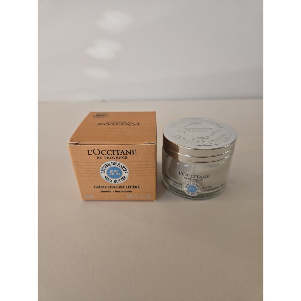 L'OCCITANE 5% Shea Butter Light Comforting Cream 50ml / 1.7oz New Foil Sealed